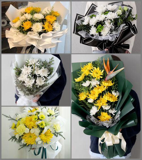 福建宁德柘荣县黄柏乡高峰村白事花束代送